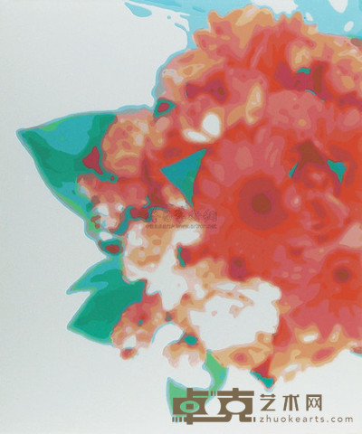 小林浩 2002年作 BOUQUET NO.2 72.8×60.6cm