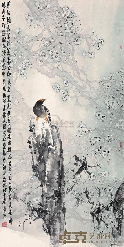 高学年 2008年作 春意依旧 镜心 136×70cm