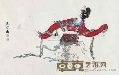 吴光宇 仕女 镜心 65×101cm