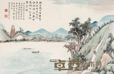 叶曦 西湖揽胜 立轴 43×66cm