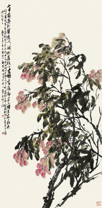 郑盛龙 2009年作 蒲阳荔枝香 镜心