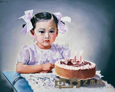景柯文 2009年作 生日快乐 160×200cm