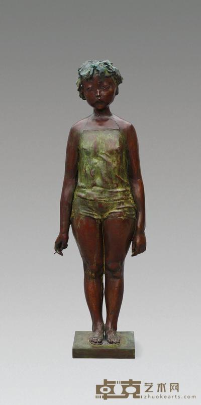 向京 2005年作 拿烟的处女 75×25×20cm