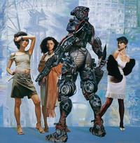 朱明健 2009年作 时尚女生