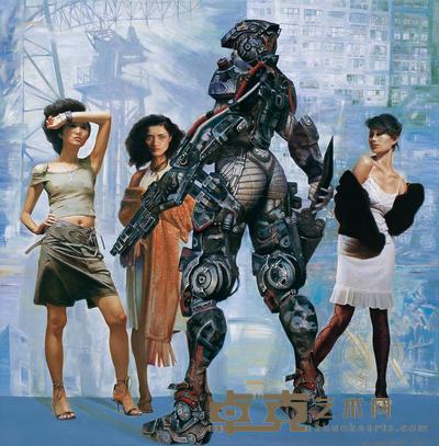 朱明健 2009年作 时尚女生 162×167cm
