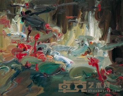 潘全海 2009年作 睡莲 120×150cm