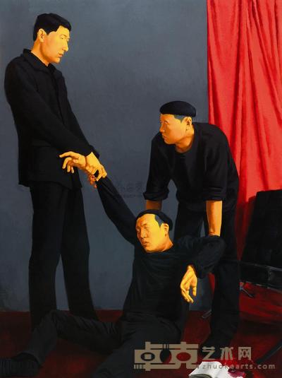 管勇 2007年作 晓风残月 200×150cm