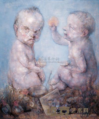 邱炯炯 2009年作 辩日 120×100cm