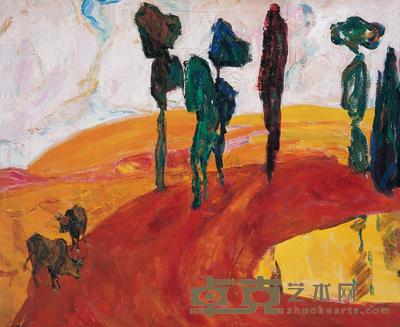 罗尔纯 暮归 53×65cm