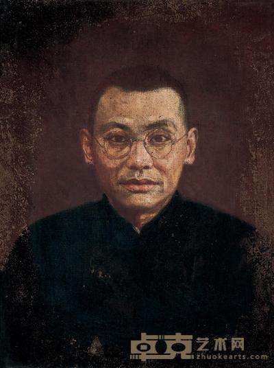 张充仁 肖像(李介之) 60×50cm