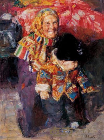 言师仲 2009年作 午后阳光 100×80cm