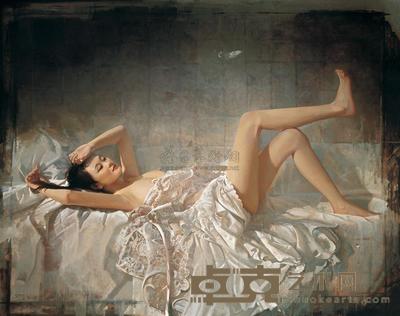 毛以岗 2010年作 漂浮的梦 120×165cm
