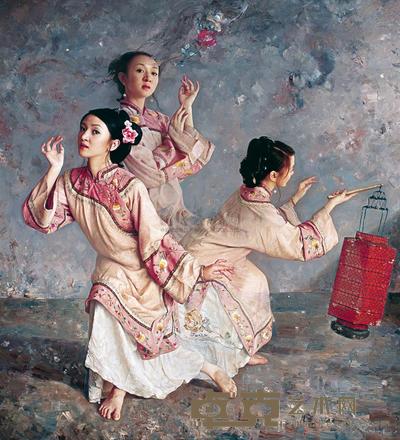 王明月 2007年作 天歌 200×180cm
