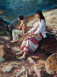 吴静涵 2010年作 乱石山的清晨