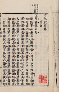 明闵齐伋辑 春秋谷梁传十二卷