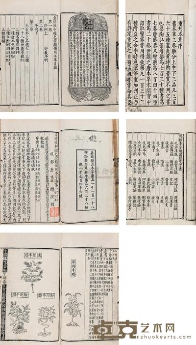宋唐慎微撰、寇宗御衍义 重修政和经史证类备用本草三十卷 --