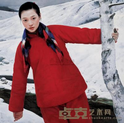 王沂东 2008年作 融雪 100×100cm
