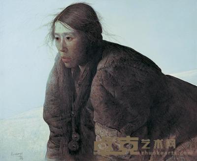 罗中立 藏女 64×77.5cm