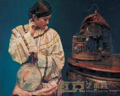 陈逸飞 深闺 120×150cm