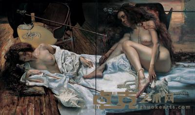 王玉琦 2001-2006年作 天堂造物 122×203cm