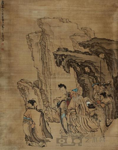 黄慎 人物 立轴 200×160cm