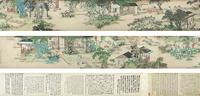 顾洛 1820年作 蚕织图卷 手卷