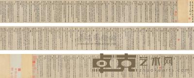 董其昌 1626年作 楷书老子《道德经》 手卷 24×560cm