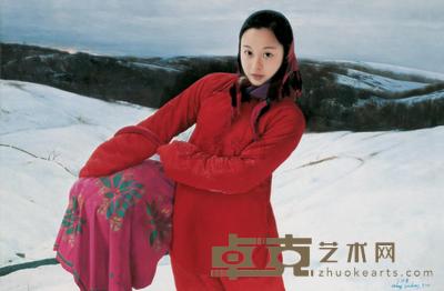 王沂东 2001年作 瑞雪 100×150cm