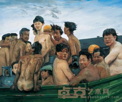 刘小东 1996年作 违章 180×230cm