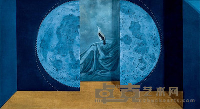 徐累 2009年作 月落 114×208cm