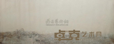 邱黯雄 2003年作 中国风景 100×248cm