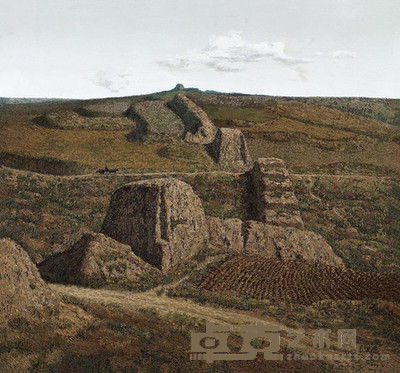 白俊杰 古道遗城 140×150cm