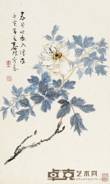 霍春阳 2010年作 春风吹我入仙家 镜心 78×48cm