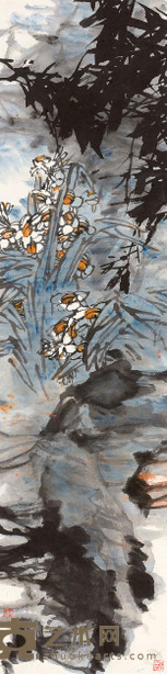 姚大伍 春意 镜心 136×36cm