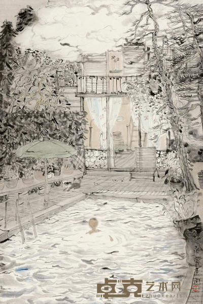 方向 2010年作 周末 镜心 70×46cm