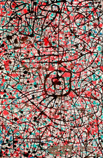 许燎原 2011年作 春天地图系列之一 镜心 119×183cm