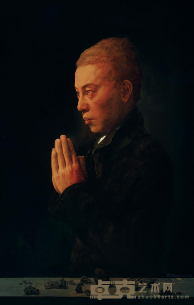 彭斯 2006年作 祈祷 138×85cm