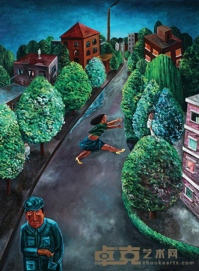 王南飞 2008年作 酒仙桥北京系列 110×90cm