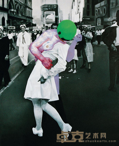 马堡中 2020年对1945年事件的重新演绎 160×200cm