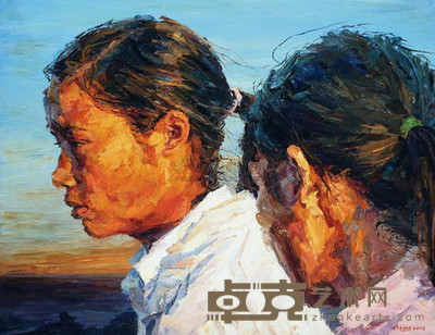 谢东明 2008年作 姑娘 100×130cm