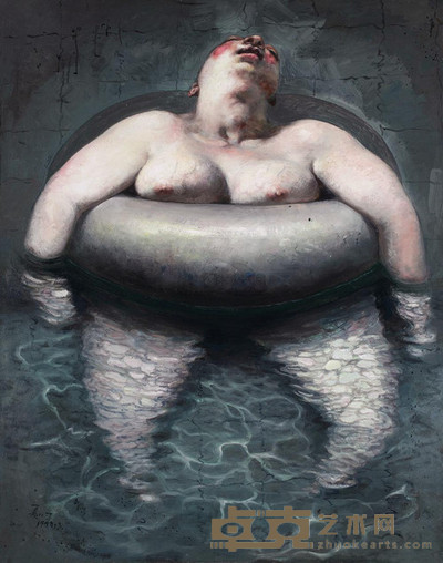 夏小万 1998年作 漂浮 100×80cm