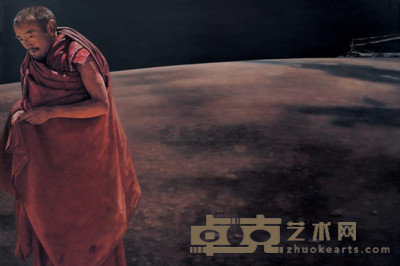 余含兮 2010年作 极地僧影 145×220cm