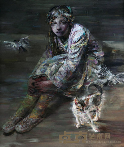 燕娅娅 2010年作 阿依松达 130×110cm
