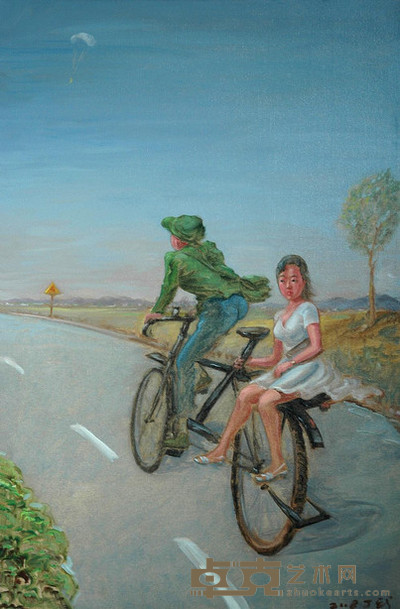 丁武 2008年作 第二次出走 150×100cm