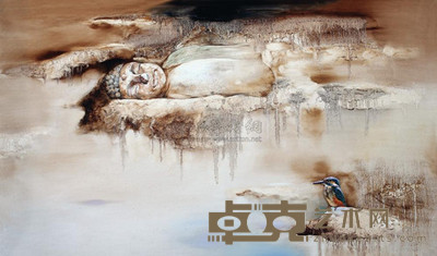 黄月 2010年作 一切唯心 90×150cm