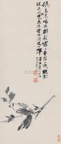 石涛 花卉 立轴