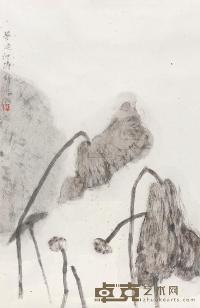 周思聪 梦回池塘外 镜心 80×52cm