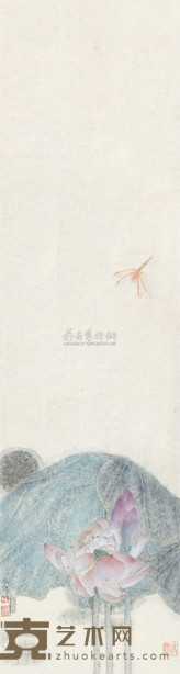 江宏伟 清新 镜心 106×28cm
