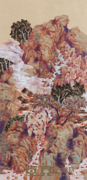 牛克诚 2011年作 绿遍 镜心 133×65.5cm
