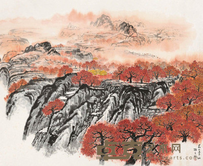 孙克纲 1965年作 高原秋色 镜心 143×172cm
